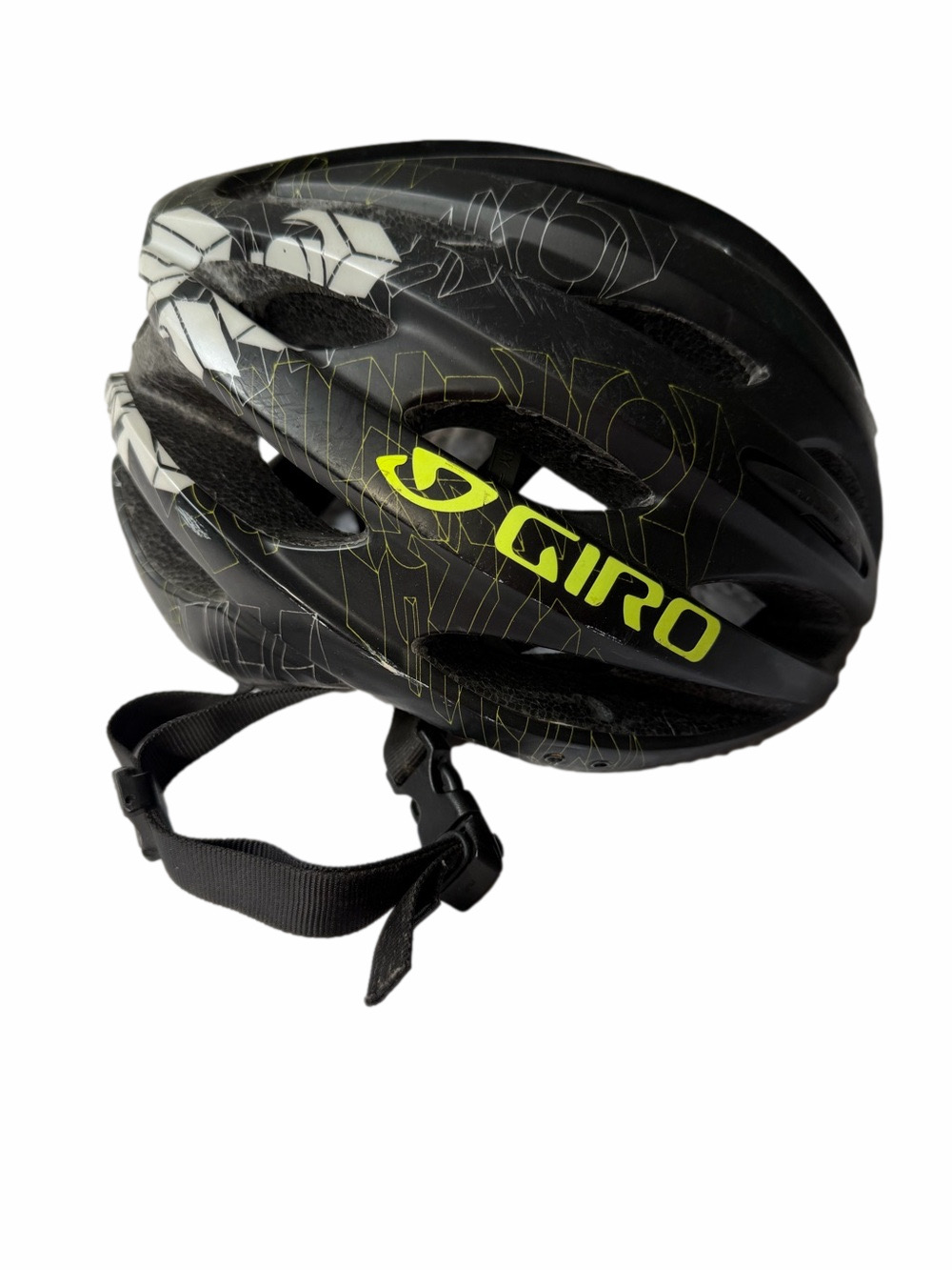 Giro Raze Scooter Bike Bicycle Black Helmet Neon Yellow Logo Child Kid 50-57 cm